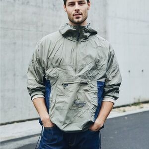 COLUMBIA SPORTSWEAR Vintage 1/2 Zip Pullover Anorak Windbreaker Jacket